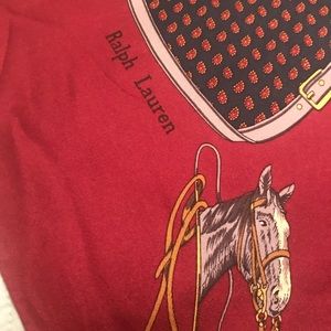 Ralph Lauren vintage pure silk scarf! So Classic.